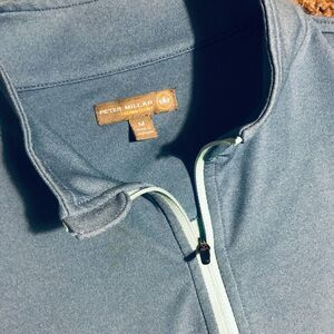 Peter Millar 1/4 Zip Vest Blue Crown Sport Crafted Flex Adapt Performance -Med